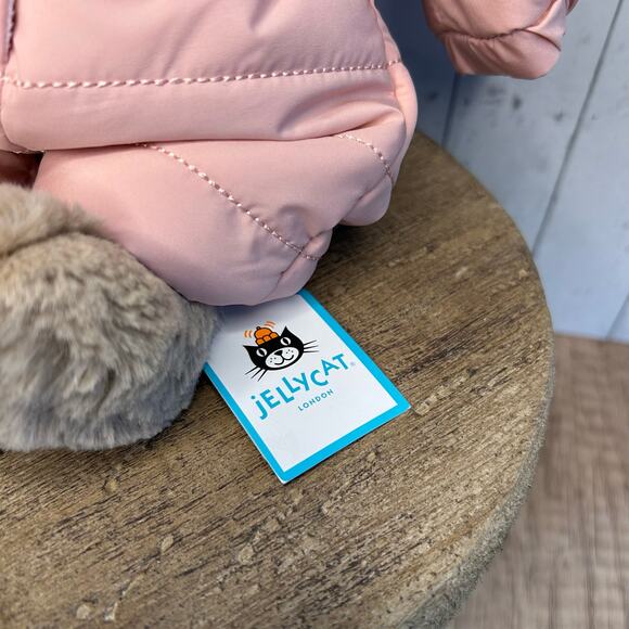 Jellycat Bashful Bunny Snowsuit NEW! FAST SHIP Jellycat Christmas Hard to Find - Picture 7 of 10